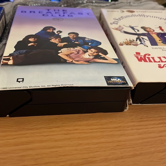 E.T. The Breakfast Club Willy Wonka vhs - Picture 9 of 10